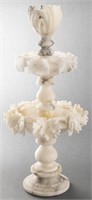 Neoclassical Style Carved Alabaster Centerpiece