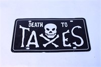 Death To Taxes License Plate