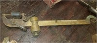 Antique Howe 100Lbs Brass Beam Hanging Arm Scale