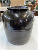 Stoneware jug as found has imperfections Looks