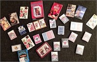 ASSORTED PLAYING CARD DECKS & BRIDGE PADS BOOK LOT