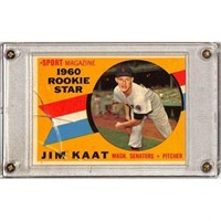 1960 Topps Jim Kaat Rookie Case Is Cracked