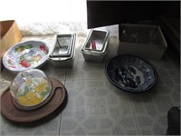 all baking pans,cheese dish & items