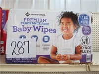 MM fragrance free baby wipes 1152 wipes