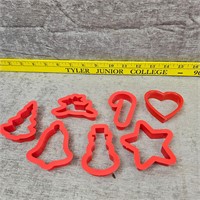 Set of 7 Christmas Sugar Cookie Cutters