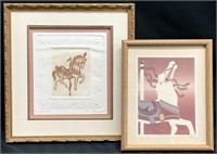 Carousel Horse Signed Engraving / Prints