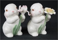 Cosmos Springtime Bunnies Salt & Pepper Shakers