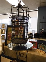 COOL WROUGHT IRON BIRD CAGE