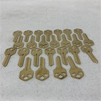 25PCS KW1 UNCUT KEYS