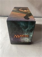 Storage box with Magic, The Gathering cards
