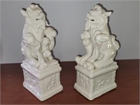 Pair contemporary Chinese Foo dogs