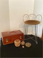 Vanity Stool, Wood Box & More