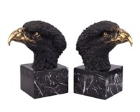 Regal Eagle Sculptures (Pair)