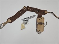 Vintage Toy Cap Gun Stallion 38 w Holster