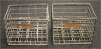 Two Tooth & Co galvanized bottle crates