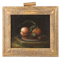 Thomas Keyse. Still Life with Fruit, oil on canvas