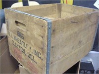 Wooden Shipping Crate, 17x13x12