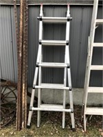 Vulcan Aluminum 75" Foldable Ladder