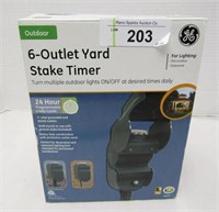 6 Outlet Yard stake Timer