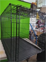 New Folding Dog Crate With Lift Up Door With