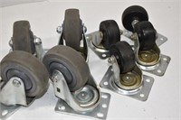 2 Set of 4 Casters - Replacements. 3.5" & 2.5"