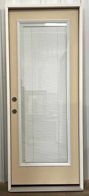 REEB 32in RH Full Mini-Blind Prehung Exterior Door