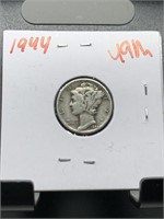 1944 MERCURY SILVER DIME