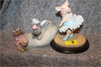 MIXED LOT PIG FIGURINES