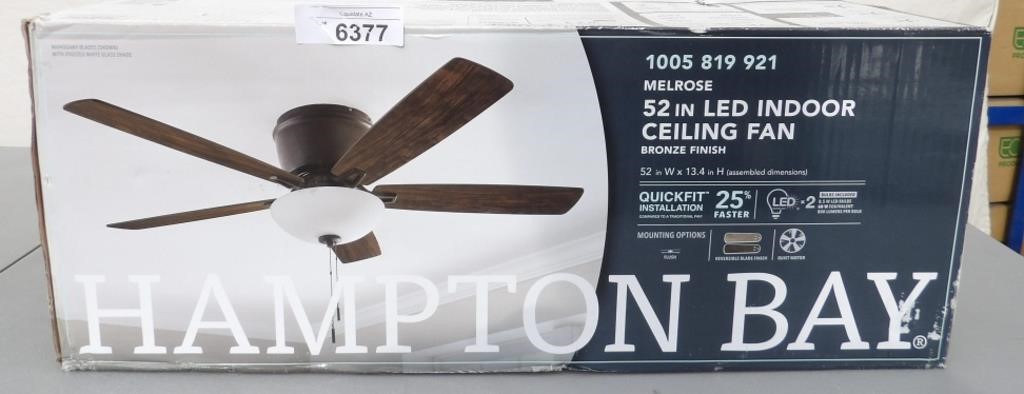 Hampton Bay  Melrose 52in Ceiling Fan