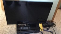 RCA 32" TV, JVC VHS/DVD Combo & Cords