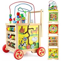 Wooden Activity Cube 6 in 1 Montessori Toys Educat