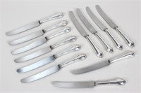 Set of Twelve German Silver Handled Knives,