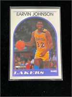 1989 NBA Hoops HOF Magic Johnson Card