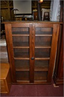 Old chestnut two door book case