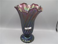 Fenton purple Stretch 10" vase