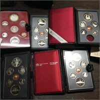 BOX LOT -  CANADA  6  -DOUBLE DOLLAR PROOF SETS