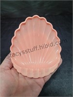Seashell Trinket Dish Glass