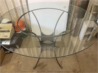 Glass Top Patio Table