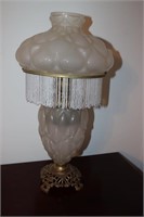 Gone With the Wind frosted glass parlor lamp