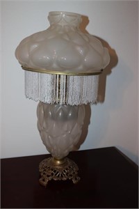 Gone With the Wind frosted glass parlor lamp