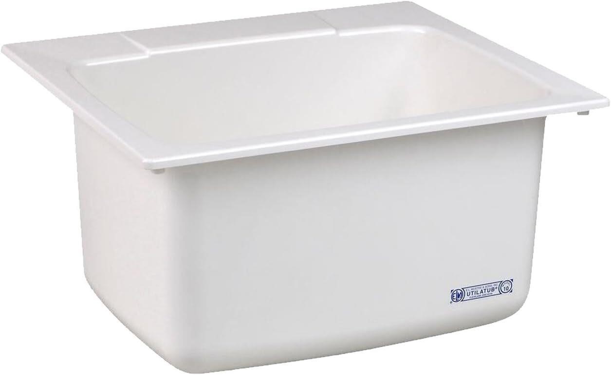 Mustee 10C Utility Sink  22 x 25-Inch  White