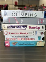 6 workout vhs tapes