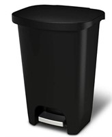 GLAD GLD-74030 Plastic Step Trash Can with Clorox
