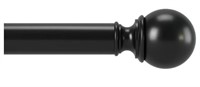 Decopolitan Ball Single Telescoping Drapery Rod Sh