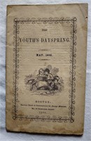Rare 1850 Youth's Dayspring Pamphlet 20 Pages