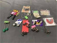 Large Selection of Assorted Earrings, Some Broken