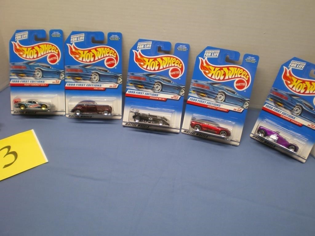 First Edition Hot Wheels Diecast, NOS