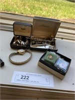 Jewelry- Wrist Watch, Cufflinks, Etc.