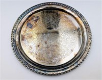 Leonard Silver Plated Antique Tray