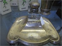 Swedish .836 Silver Inkwell & Stand
